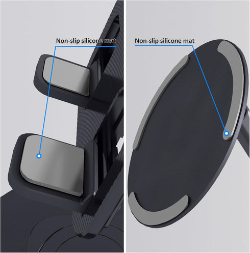 Lusosh 360 16 15 14 13 Cell Phone Stand, Adjustable Phone Holder Rotation Fully Foldable Desktop Dock Compatible