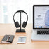 Link Dream Headset Holder - Gaming Headphone Stand with Aluminum Bar, Flexible Headrest, Anti-Slip, Black