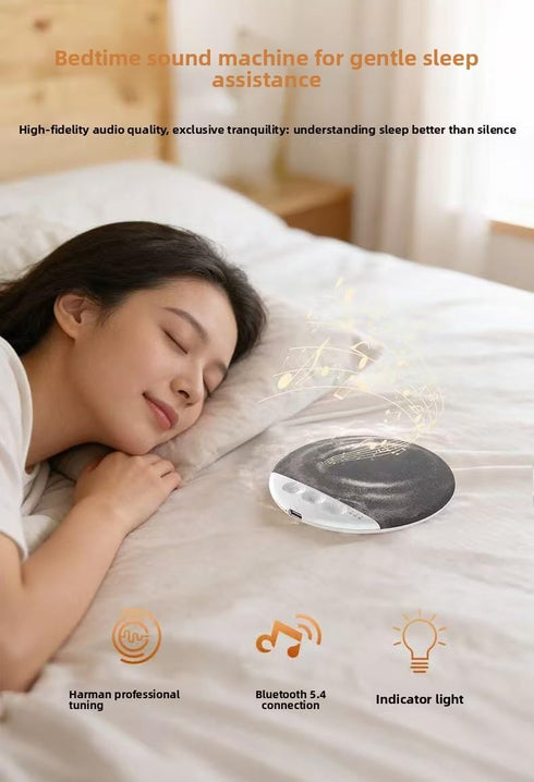 Generic Bluetooth Pillow Speaker for Sleeping, Ultra-Thin Under Pillow Speakers for Sleeping, Mini Portable Wireless