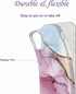 JIAXIUFEN Gold Electroplated Glitter Marble Case for iPhone 11 Pro, Slim Shockproof Flexible TPU Cover