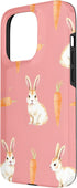 Patternado Studio 15 Cute Bunny Carrot Soft Minimal Animal Spring Design Case for iPhone Pro
