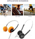 GOUDOGEDC Headset,Headphone,for Retro Over-Ear Headphone,Vintage Feelings Underwire Headphones,Retro Lightweight