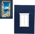 Aqur2020 20x15cm 14x11cm Window View Photography Prop, Creative Frame Tool with Opening for Landscape Travel City Photo