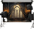 Kate 6.5x6.5ft Halloween Backdrop, Digital Printed Cloth Window Curtain Candle Decoration, Photo Studio Props