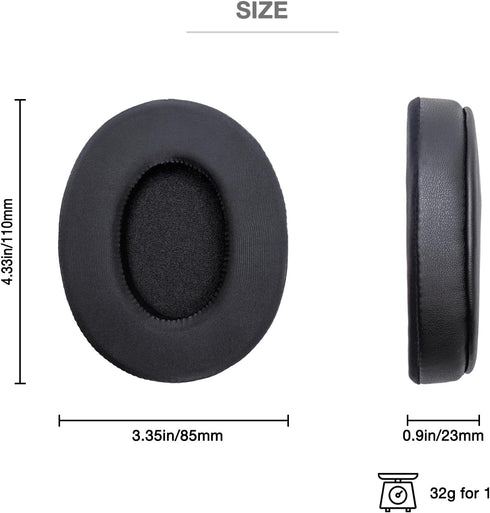 HD280 Pro Replacement Cooling Gel Pads, Compatible with Sennheiser HD280 Series, Ice Cloth Cover & Memory Foam