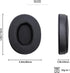 HD280 Pro Replacement Cooling Gel Pads, Compatible with Sennheiser HD280 Series, Ice Cloth Cover & Memory Foam