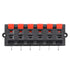 uxcell 12pcs 12 Way Jack Socket Spring Push Release Connector Speaker Terminal Strip Block