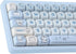PBT Keycaps - MOA Cute Keycaps for Mechanical Keyboard, 139 Keys, Dye-Sublimation Custom Set for Cherry MX Switches