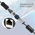 RJ45 Cat6A IP68 10 Gen3/Mini 1 Pack Elfcam - Coupler Waterproof Shielded Ethernet Inline Adapter, Gbps Pass-Through