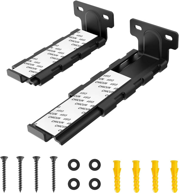 Soundbar Mount for All Soundbars Including Samsung, Sony, Vizio, LG, Depth Adjustable Under TV Bracket