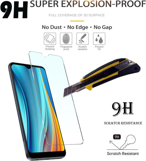 3 Pack Screen Protector for TCL 50 XL 5G, Compatible with TCL 50 XL 5G T702W, 9H Hardness, Anti-fingerprint