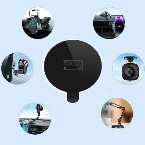 ThtRht 4 Pack Car Dashboard Pad Replacement Adhesive Phone Holder Suction Cup Mount Disk Mounting Disk for Vacuum