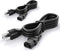 (2 Pack) 3 Prong Computer Power Cable, Varbmt 4FT Replacement Power Cord for LCD Plasma TV, PC, Monitor, Projector,