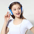 rockpapa Comfort Kids Headphones for School, Lightweight Over-Ear Wired 3.5mm for Boys Girls Teens, Travel White/Blue