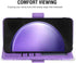 Asuwish Samsung Galaxy S23 FE 5G Wallet Case: Leather Flip, Tempered Glass Protector, Card Holder, Lanyard - Purple.