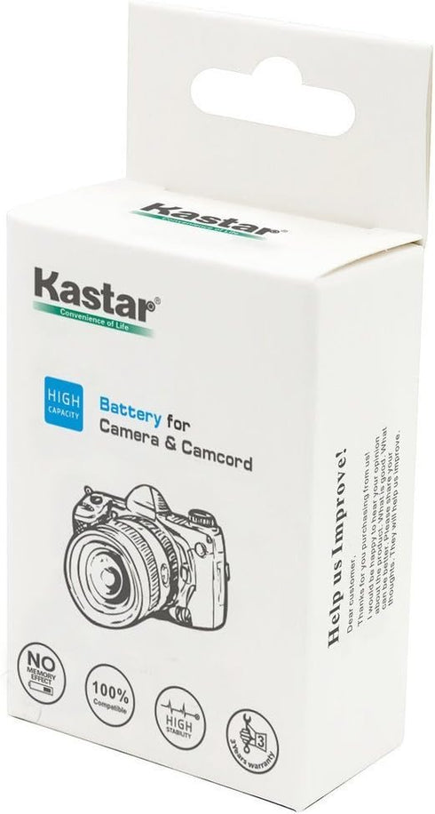 Kastar Digital Camera Replacement Lithium-Ion Battery Compatible with Fuji NP-45, Kodak KLIC-7006, EN-EL10, Pentax