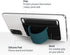 Sinjimoru Phone Grip Card Holder with Phone Stand, Secure Stick on Wallet for iPhone with Kickstand for Table. Sinji