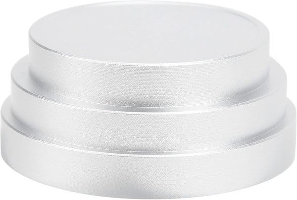 All Metal Camera Rear Lens Dust Cover Protector for DKL Mount Lens, Alloy Silver Strong Protection from Dust