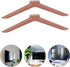 BESPORTBLE 1 40-inch Universal Tv Stand Base with Rose Gold Legs and Screws, Pair Tv Desk Mount Feet for Screens