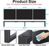 2 Zimilar Dual Monitor Stand Riser, Large Monitor Stand for Desk, Wood Monitor Riser with Storage Organizer for Home