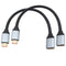 AIMHDUTY 8K HDMI Extension Cable 2-Pack, HDMI Male to Female Adapter Extender Cord