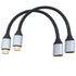 AIMHDUTY 8K HDMI Extension Cable 2-Pack, HDMI Male to Female Adapter Extender Cord