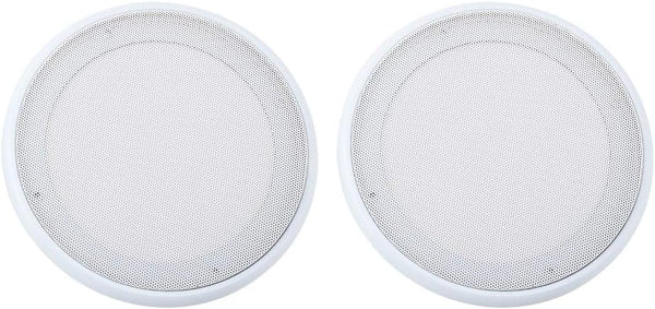 Speaker Grille, 2PCS in-Ceiling 8'' Speaker Grille, Home Speaker Cover for Humid Indoor Areas, Bathrooms, Kitchens