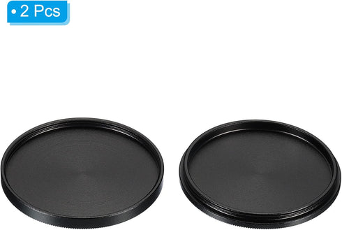 PATIKIL 43mm Lens Cap, 2 Pack Universal Front Metal Lens Filter Stacks Cap for 43mm Camera Filters