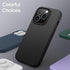 JETech iPhone 13 Pro Case, 6.1-Inch, Shockproof Silicone Cover with Silky-Soft Touch & Microfiber Lining (Black)