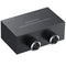 PROZOR RCA Switch 4 Way Bi-Directional RCA Splitter, Volume Control, No Power Supply Needed