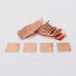 30pcs 15 x 15 x 1 mm Pure Copper Heatsink, Copper Pad Shim Thermal Kit for Cooling PC Components, IC Chipset, GPU, CPU