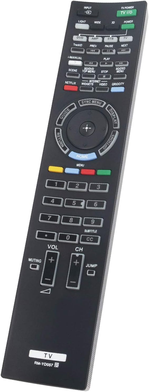 RM-YD057 Remote Control Replacement for Sony Bravia LCD Digital Color TV Models XBR-65HX929 KDL-46HX820 and More