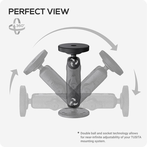 TUSITA 1" Ball Magnetic Phone Holder Adapter Compatible with iPhone Magsafe, for Ram Mount B Size Socket