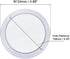 uxcell 2pcs 4" Speaker Grill Mesh Decorative Circle Woofer Guard Protector Cover Accessories White
