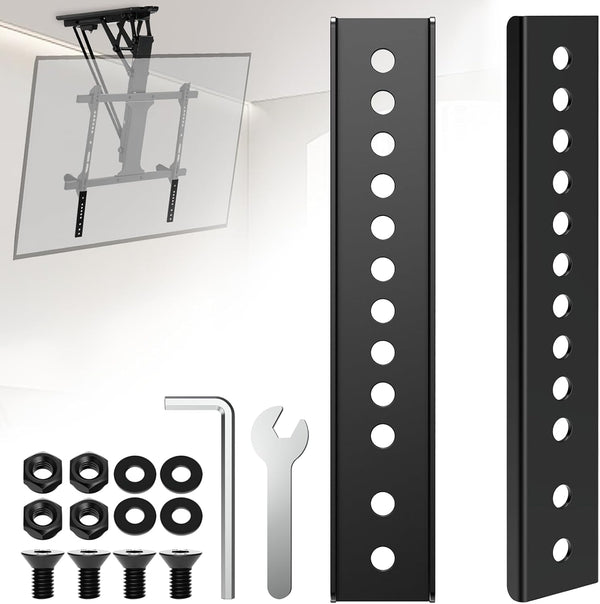 woiron Vertical VESA Extender Plate Bracket Kit, TV Mount Extension Bracket Designed for