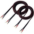12 AWG HD Premium Soft Touch HiFi Speaker Cable (2 Pack, 3 Feet) with Banana Plugs for Bi-Wire Bi-Amp