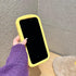 AZIALOWK 3D 17) Soft Silicone Cheese Phone Case for Apple Food Yellow Color Bright Vibrant Cartoon Creative Fun Cute