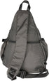 Backpack Large Sling Bag Laptop Cross Body Messenger Bag Shoulder Travel Rucksack (A-Black)