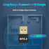 Latest Bluetooth 5.3 USB Adapter for PC, Wireless Transmitter Dongle for Windows 11/10/8.1/7, Plug & Play
