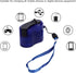 Hand Crank Charger, Emergency Supplies, Compact DC 5.5V 600mA Hand Crank USB Phone Charger, Blue