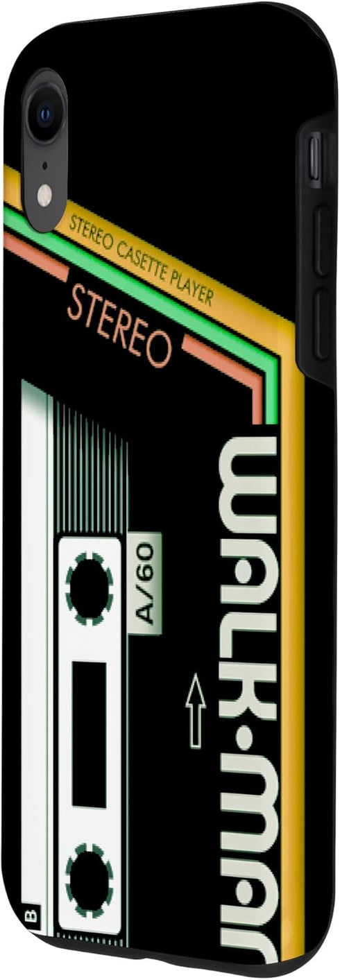 iPhone XR Retro Walkman Vintage Music Cassette Case