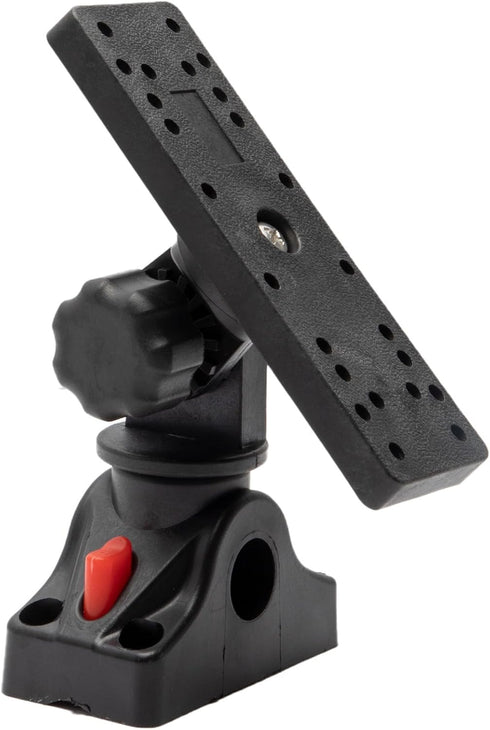 Extreme Max 3006.8661 Universal Fish Finder Head Unit, Boat/Fishing Rod Holder Mount for Screens Up to 9"