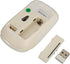 Keyboard Mouse Combo, 2.4G 68 Retro Silent Keys Set, Energy Saving Low Consumption Mini Portable Office Keyboard Mouse