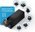 Ceptics 65W World Travel Adapter, 3 USB Ports PD 3.0 Charger for Laptops, Cellphones in Europe, Asia, Africa, America