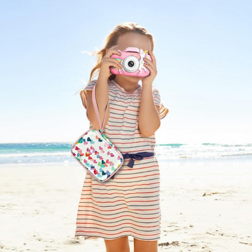 Fintie Kids Camera Case for Goopow/Mgaolo/CIMELR/Seckton/GKTZ/Desuccus/OZMI, Hard Carrying Bag with Inner Pocket,
