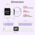 Smartwatch for Women, Waterproof Fitness Tracker with Health Monitor, Heart Rate/Blood Pressure/Blood Oxygen, 1.69" HD