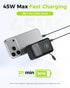 CHARCO 45W, 10000mAh Pack 17/16 Portable Charger Power Bank Fast Charging Battery Charger Portable with Retractable USB
