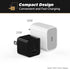 Scosche HPDC20-SP Fast Charger PowerVolt 20W Mini Cube USB-C Wall Adapter for Phone
