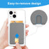 SHANSHUI 3 Pack Ultra Slim Phone Card Holder, Anti-Lost Design Stick on Wallet Compatible for iPhone and Most