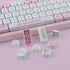 PBT Cute Kitty-cat Keycaps Set - 140 Keys Dye-Sublimation MOA Profile for Cherry Gateron MX Switches